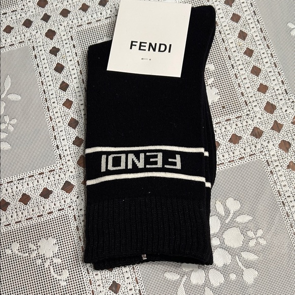 NWT Ladies Designer Black, Brown, and Tan Socks Trio - Picture 2 of 4